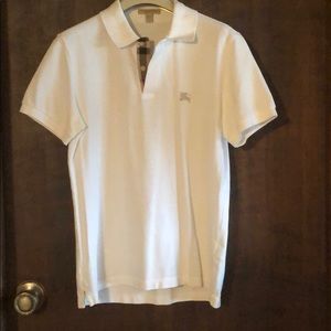 Burberry Brit POLO, white, size Medium/Slim fit.